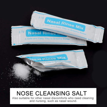 Pre-Mixed Saline Packets for Sinus Rinse and Nasal Irrigation Systems, 30 Count, Pharmaceutical Grade and PH Balanced